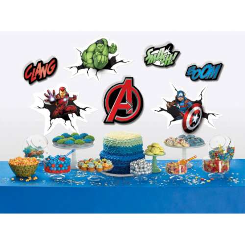 Avengers Powers Unite wall Decorating Kit - Click Image to Close